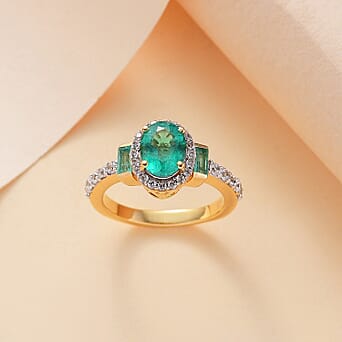 https://tjcuk.sirv.com/Products/78/5/7857276/Zambian-Emerald-White-Zircon-Main-Stone-With-Side-Stone-Ring-in-18K-YG_7857276_1.jpg?w=342&h=342