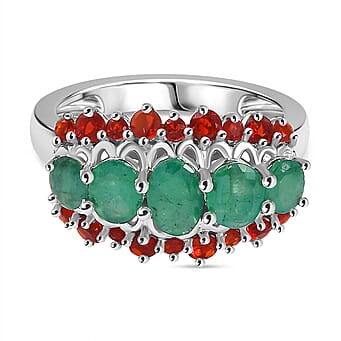 https://tjcuk.sirv.com/Products/78/5/7857414/Socoto-Emerald-Cherry-Fire-Opal-Ring-in-rhodium-Sterling-Silver-1-75-c_7857414.jpg?w=342&h=342