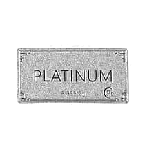 SPECIAL OFFER - 999 Platinum (99.9% Platinum Purity) Bar Wt. 2.00  Gms.