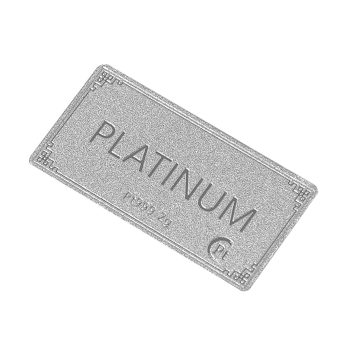 SPECIAL OFFER - 999 Platinum (99.9% Platinum Purity) Bar Wt. 2.00  Gms.