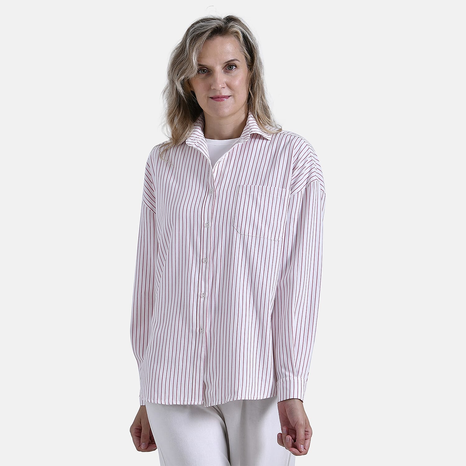 La Marey Striped Pattern Shirt La Marey Striped Pattern Shirt
