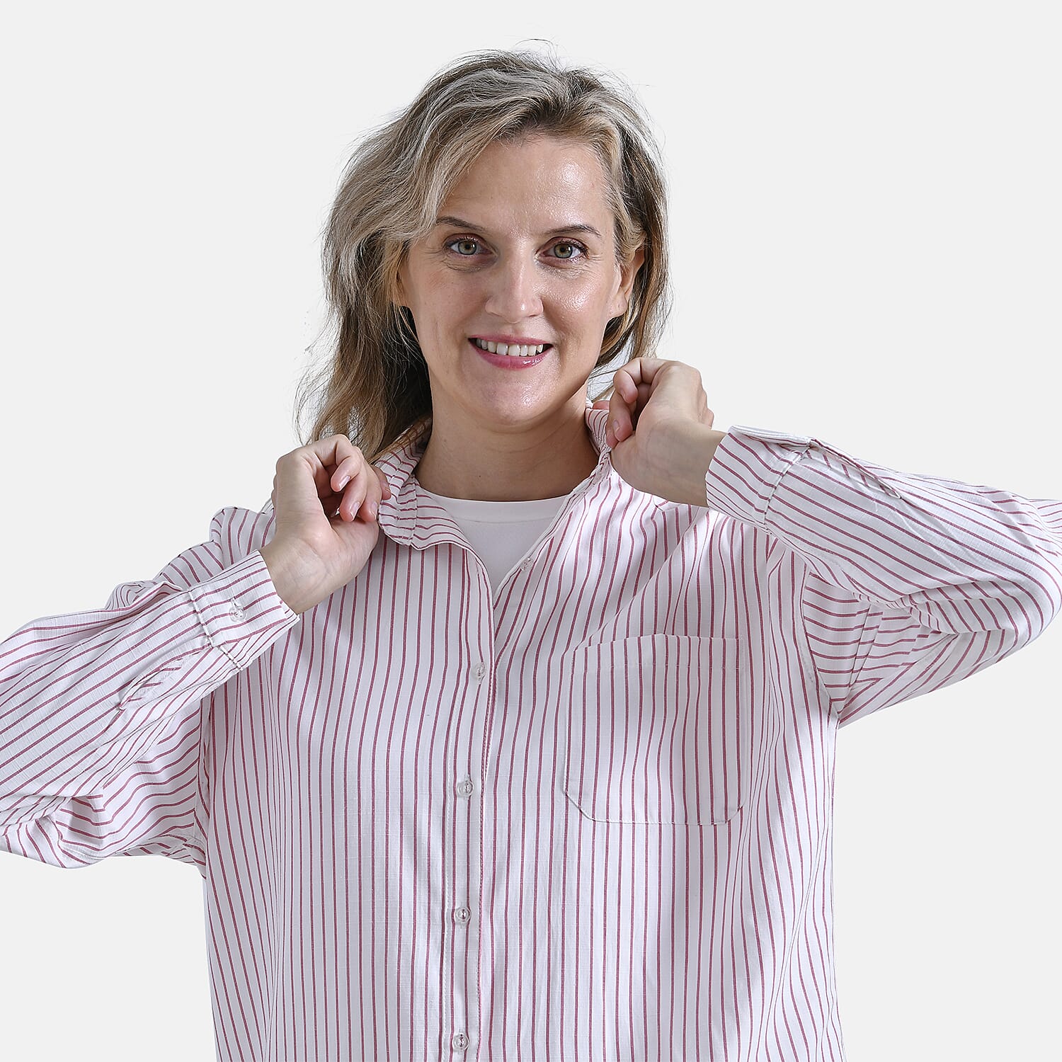 La Marey Striped Pattern Shirt La Marey Striped Pattern Shirt