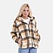 La Marey Super Soft Checker Borg Fleece Jacket