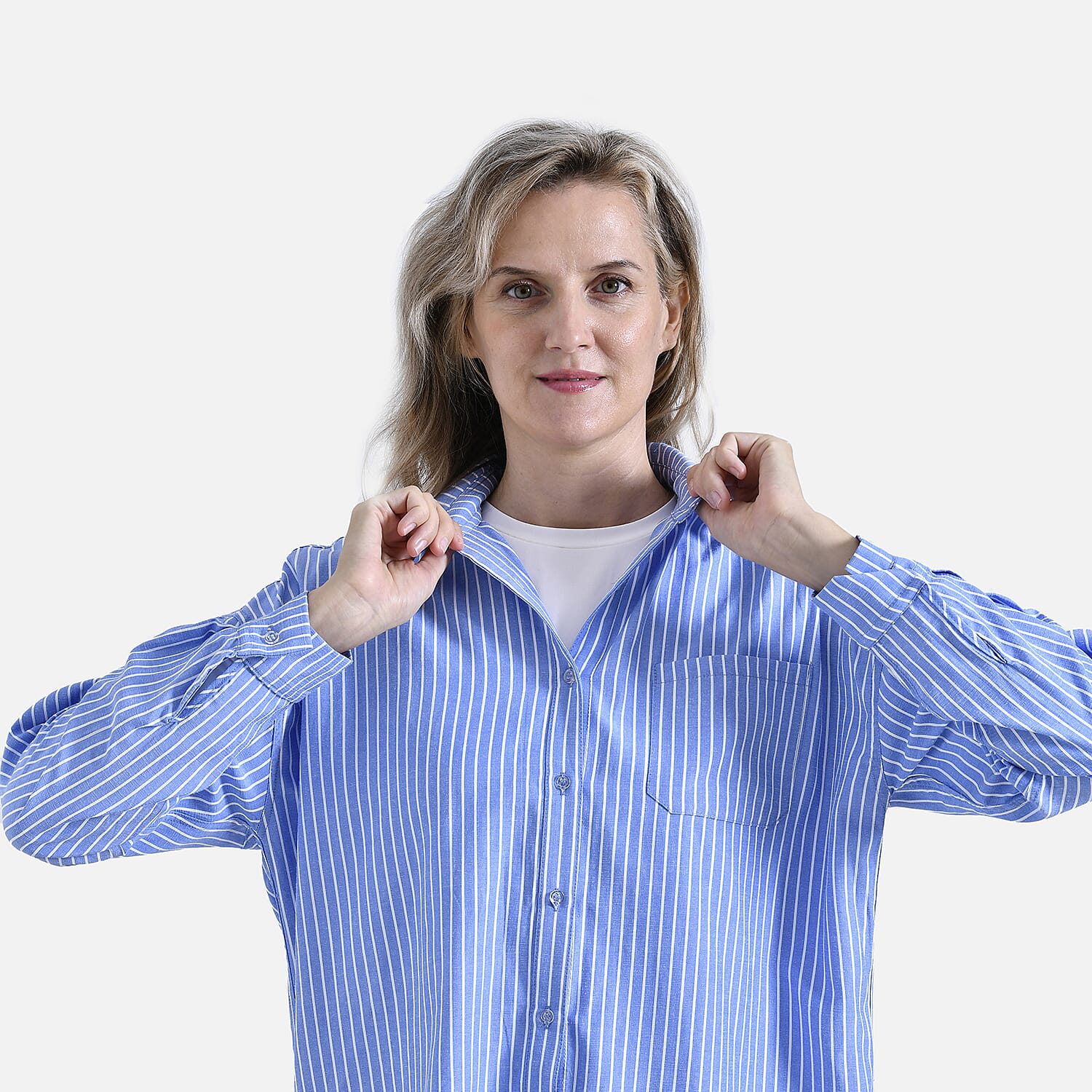 La Marey Striped Pattern Shirt