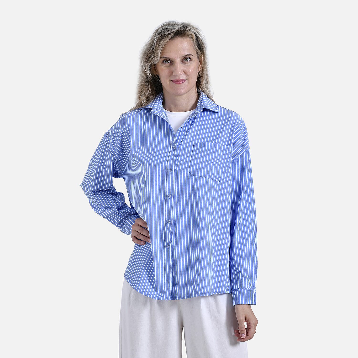 La Marey Striped Pattern Shirt