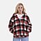 La Marey Super Soft Checker Borg Fleece Jacket