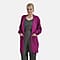 Tamsy Mid-Neck Long Knitted Cardigan