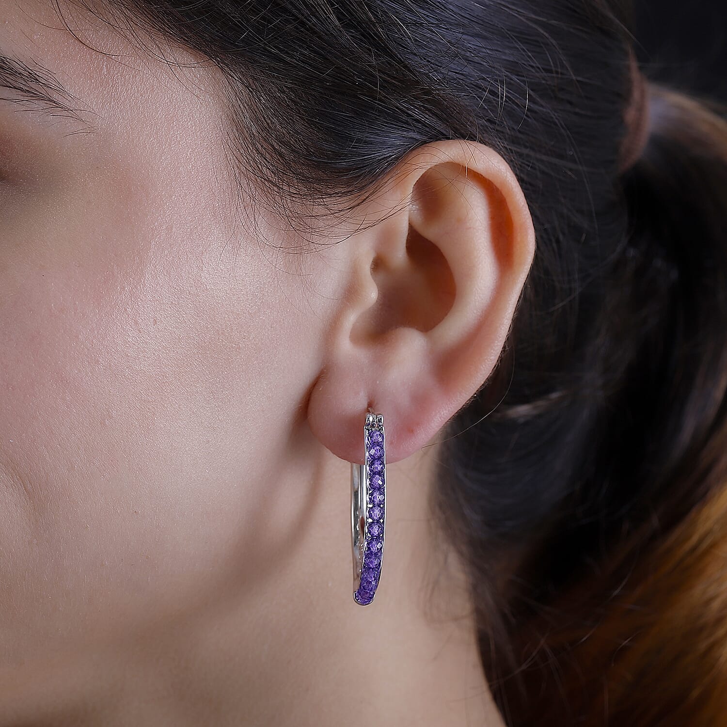 Zambian Amethyst Vintage Earrings 5.310  Ct.