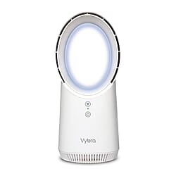  Solo - Rechargeable Desk Fan with Ambient Lighting - White