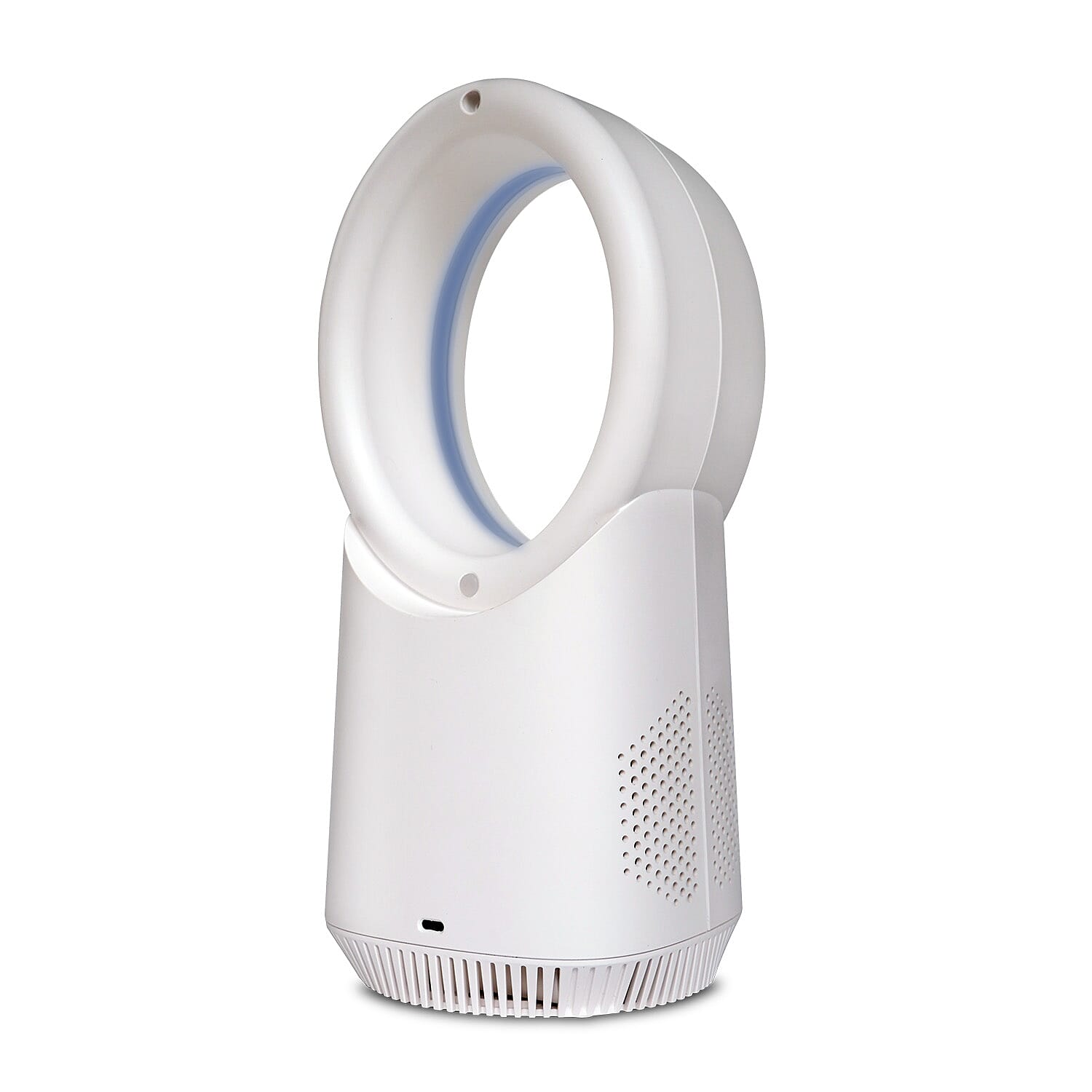 Solo - Rechargeable Desk Fan with Ambient Lighting - White