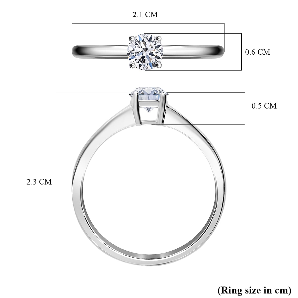 Anshu Treasure Chest Luxuriant Diamond - 950 Platinum Certified (VS-G-H) Lab Grown Diamond Ring 0.50 Ct. Anshu Treasure Chest Luxuriant Diamond - 950 Platinum Certified (VS-G-H) Lab Grown Diamond Ring 0.50 Ct.
