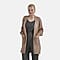 Tamsy Mid-Neck Long Knitted Cardigan