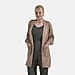 Tamsy Mid-Neck Long Knitted Cardigan