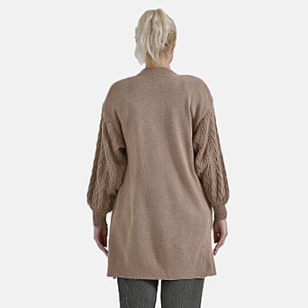 https://tjcuk.sirv.com/Products/78/5/7857945/Tamsy-Knitted-Sweater-Size-One-Size-Camel-Dark-Grey_7857945_1.jpg?w=342&h=342
