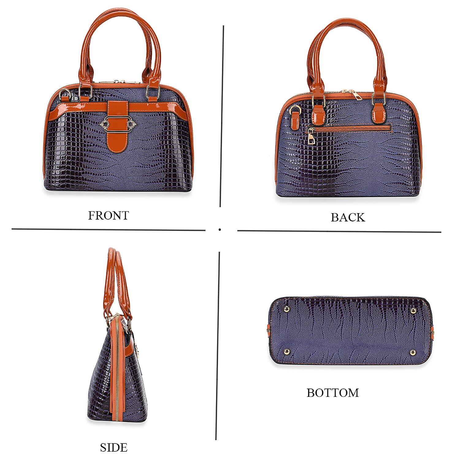 Hong Kong CloseOut-Stylish Lizard Embossed Crossbody Bag