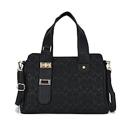 Designer Inspired Patterned Crossbody Bag - Red