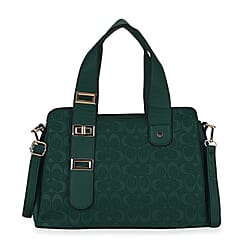 Designer Inspired Patterned Crossbody Bag - Red