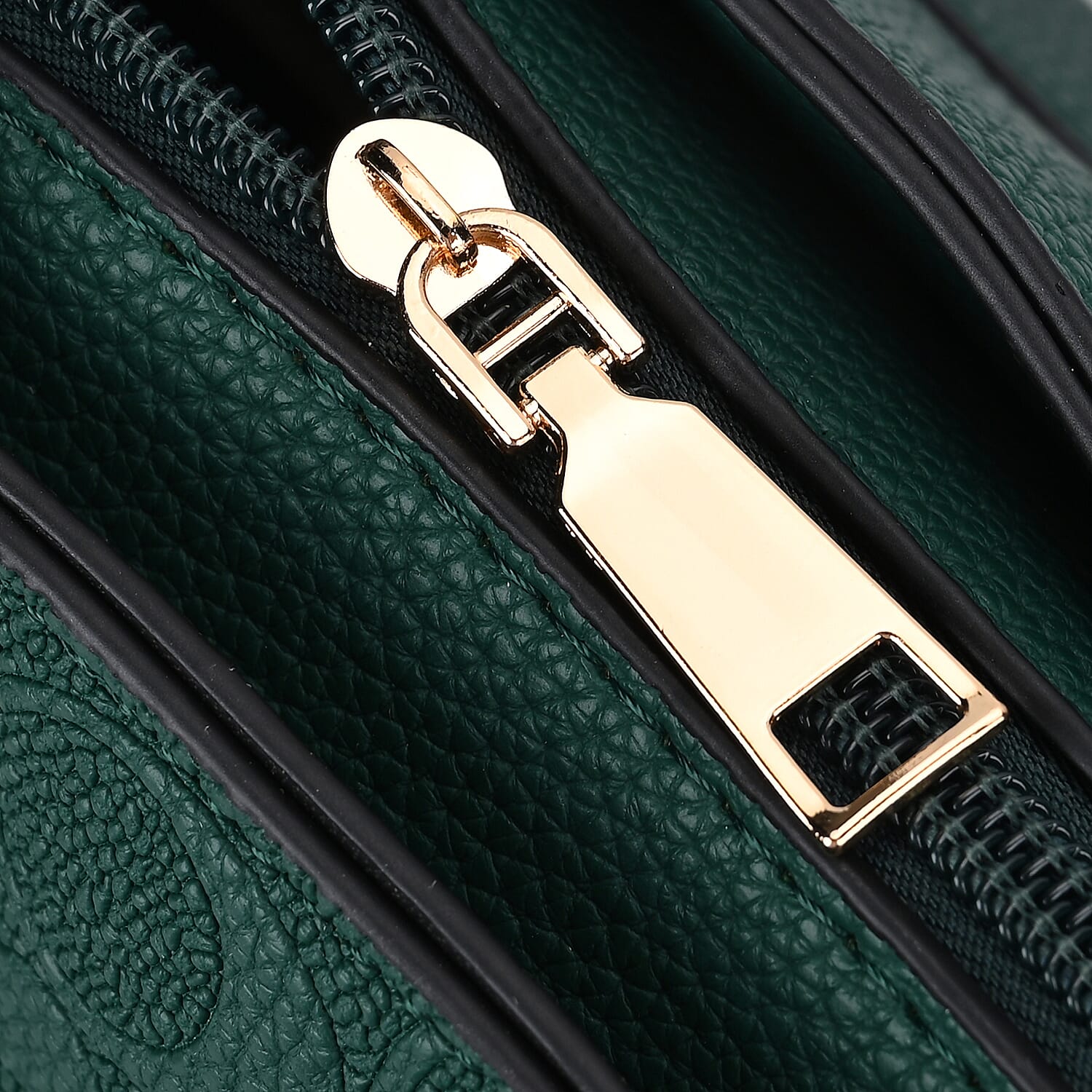 Designer Inspired Patterned Crossbody Bag - Green Designer Inspired Patterned Crossbody Bag - Green