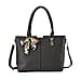 Designer Inspired Patterned Large Tote Bag - Navy