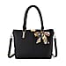 Designer Inspired Patterned Large Tote Bag - Navy