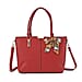 Designer Inspired Patterned Large Tote Bag - Navy
