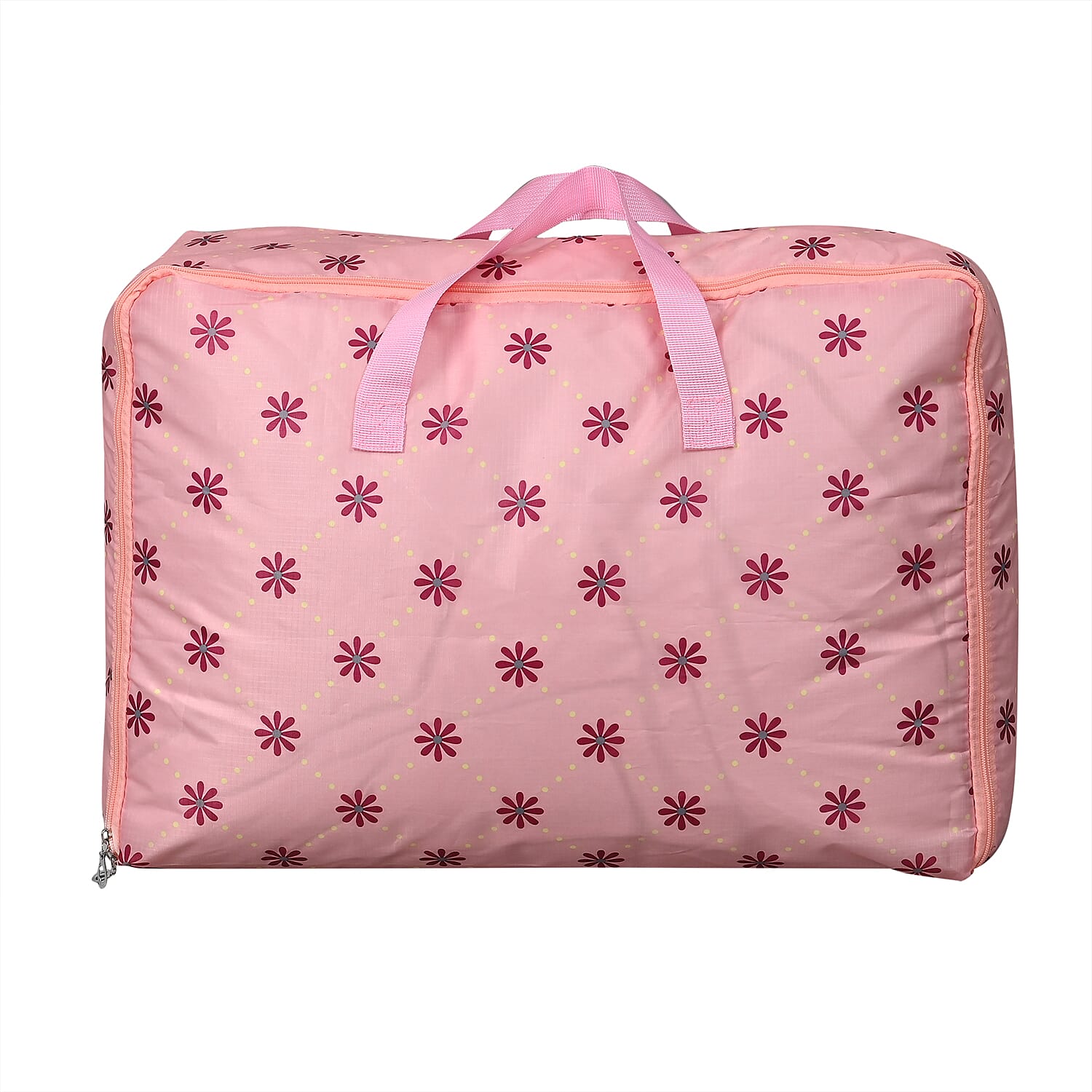 Set of 3 Floral Printed Storage Bags - Pink