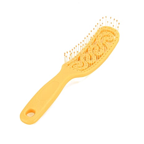 Set of 3 Detangling Hair Brush - Yellow