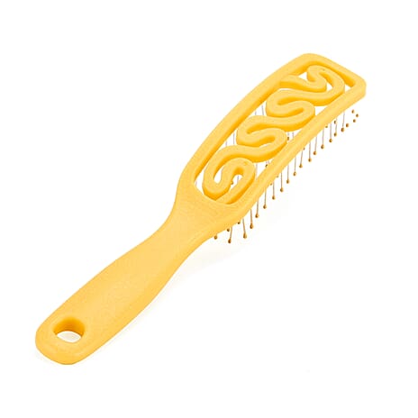 Set of 3 Detangling Hair Brush - Yellow
