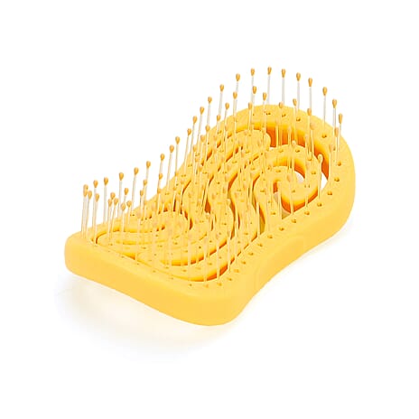Set of 3 Detangling Hair Brush - Yellow