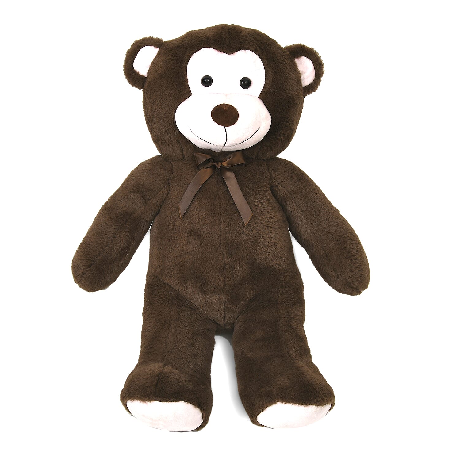 NEVER EVER SEEN OFFER - 21 Inch Giant Stuffed Sitting Monkey - Dark Brown