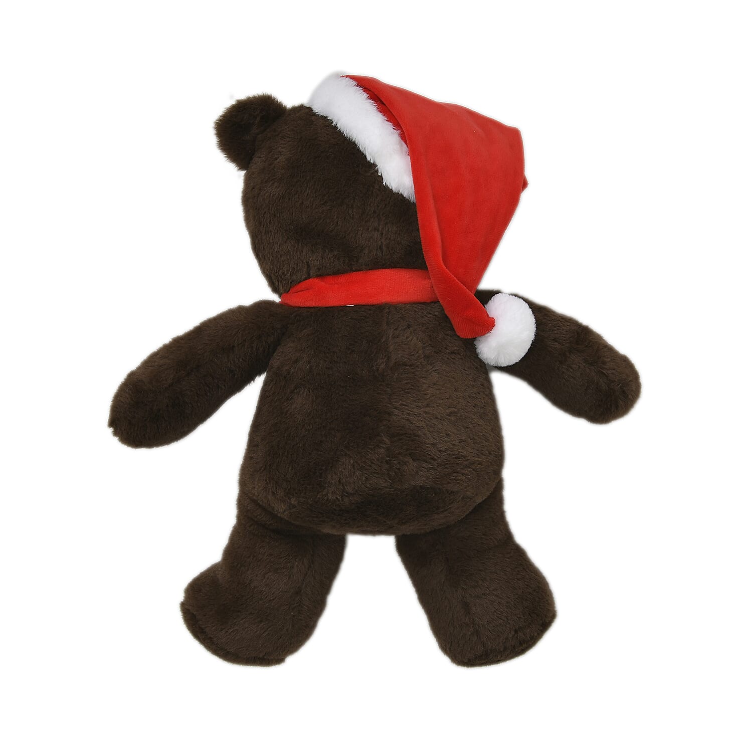 Christmas Gifting Idea - Cute Faux Fur Bear with Santa Cap Soft Toy
