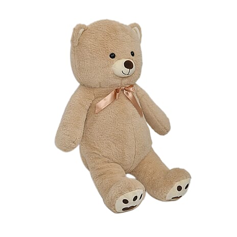 LARGE Cute Stuffed Teddy Bear 53.5 cm Faux Fur Material  - Beige