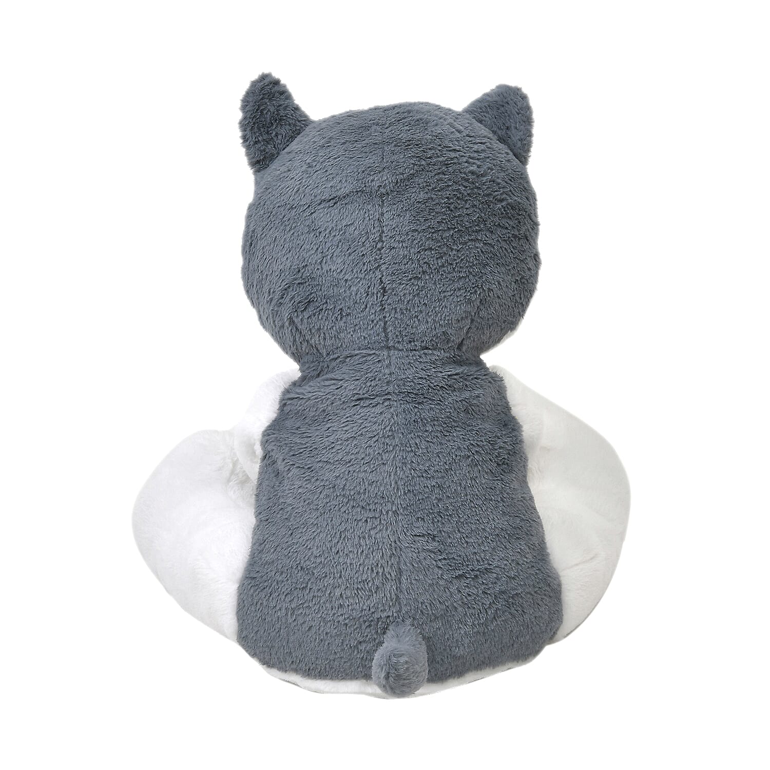 Christmas Gifting Idea - LARGE Cute Husky Dog-  53.5 cm Faux Fur Material  - Beige