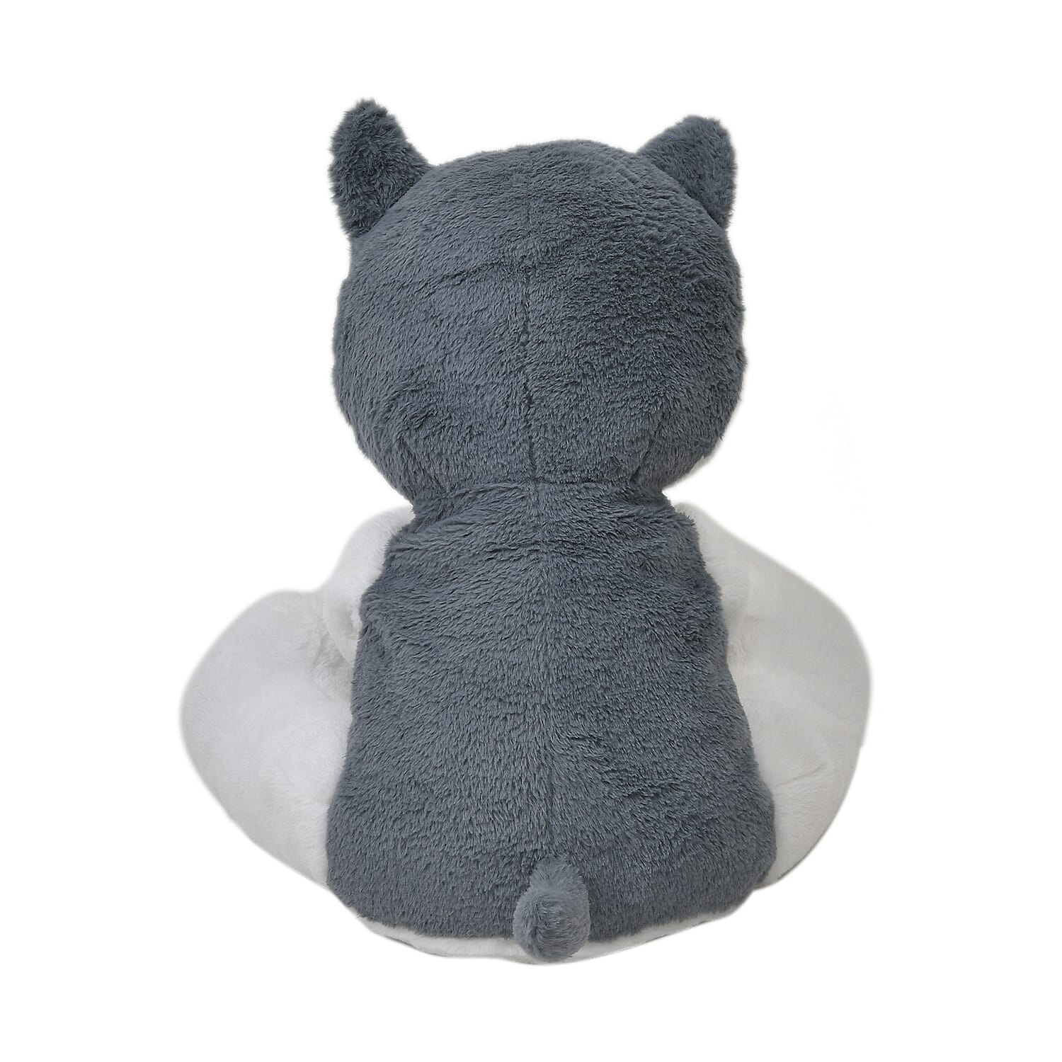 Christmas Gifting Idea - LARGE Cute Husky Dog-  53.5 cm Faux Fur Material  - Beige