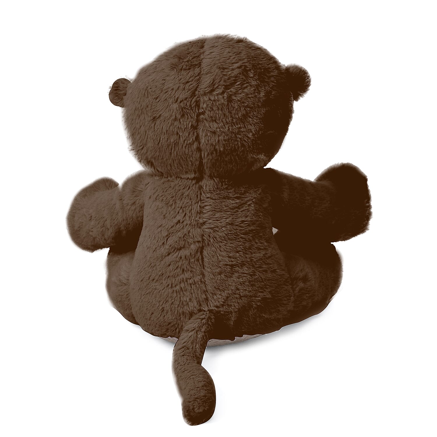 Giant Stuffed Poseable Monkey - Brown - White