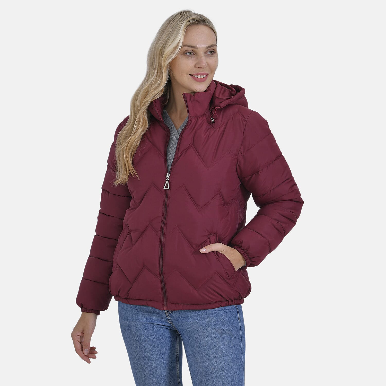 La Marey Short Lightning-Patterned Jacket