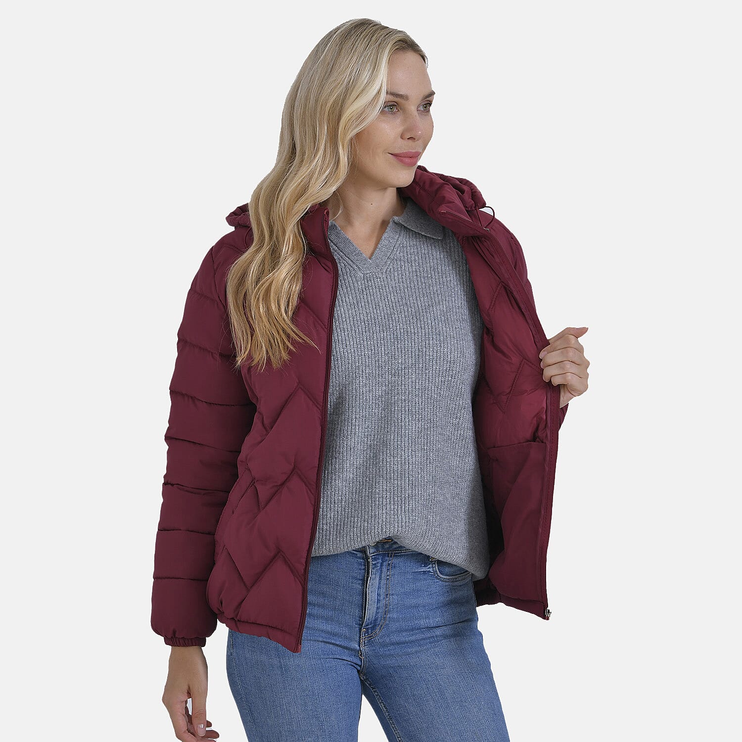 La Marey Short Lightning-Patterned Jacket