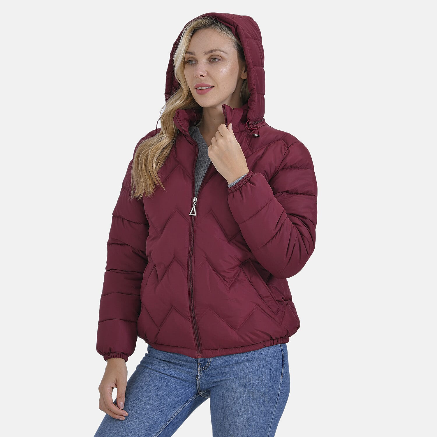 La Marey Short Lightning-Patterned Jacket