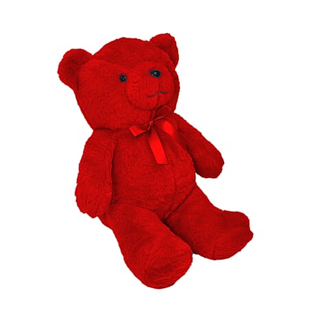 14.5 Inch Giant Stuffed Sitting Teddy Bear - Red