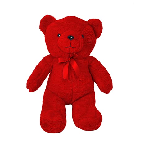14.5 Inch Giant Stuffed Sitting Teddy Bear - Red