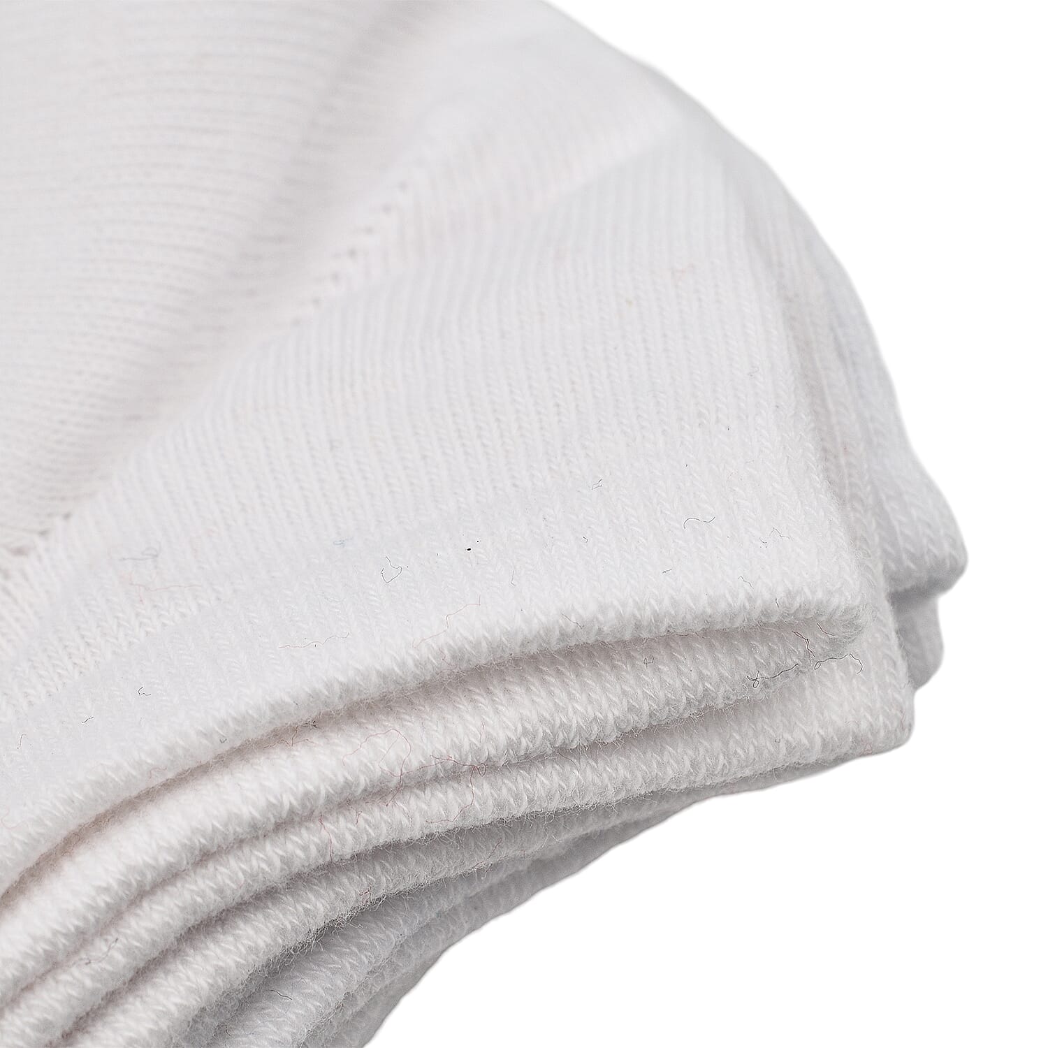 BENCH Pack of 3 100% Cotton Trainer Socks (One Size) - White