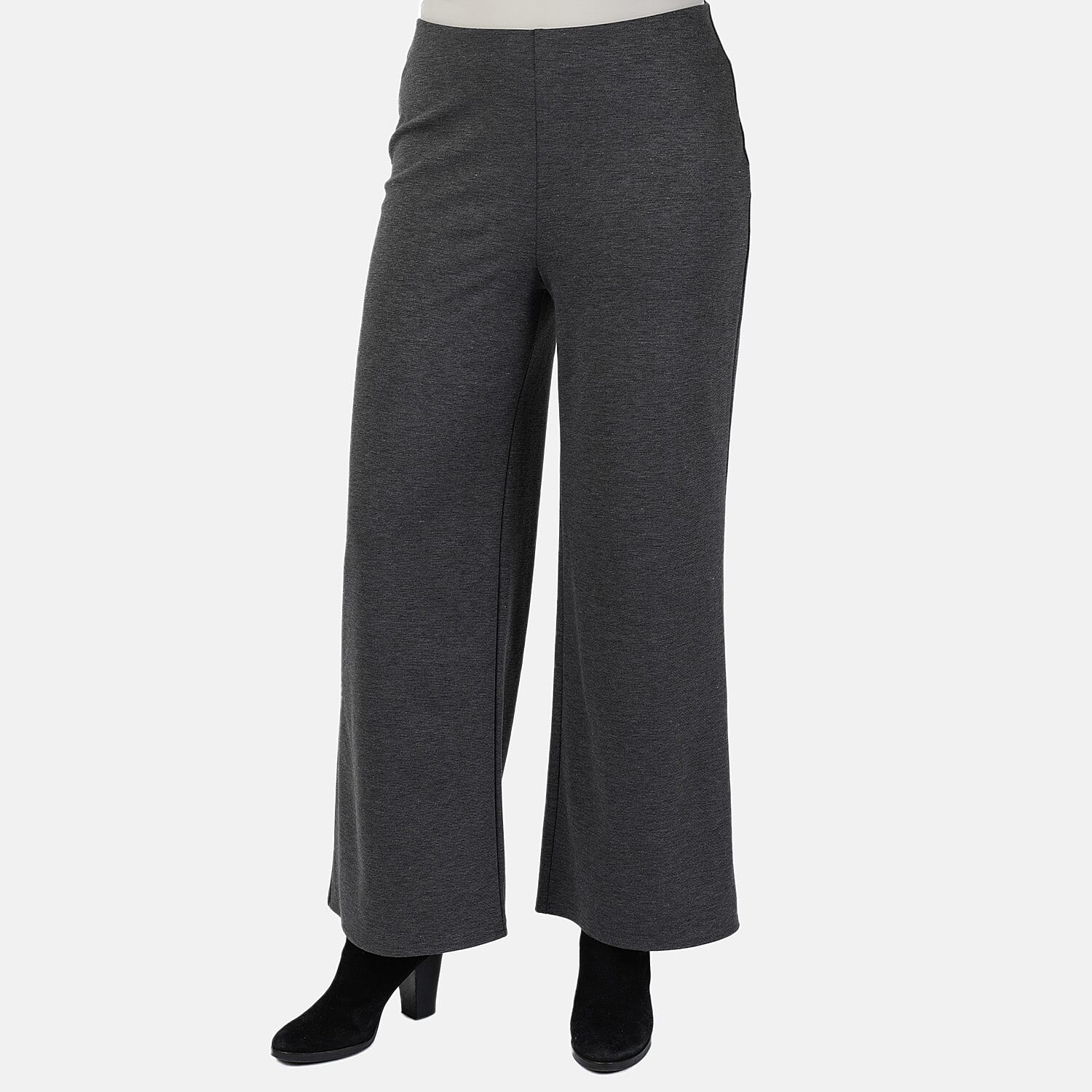 Indigo & Co Ponte Trouser Size L (16 to 18) - Grey