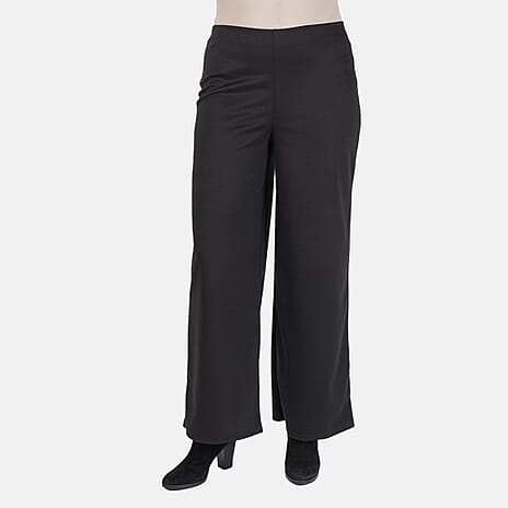 Indigo & Co Ponte Trouser Size S (8 to 10) - Black