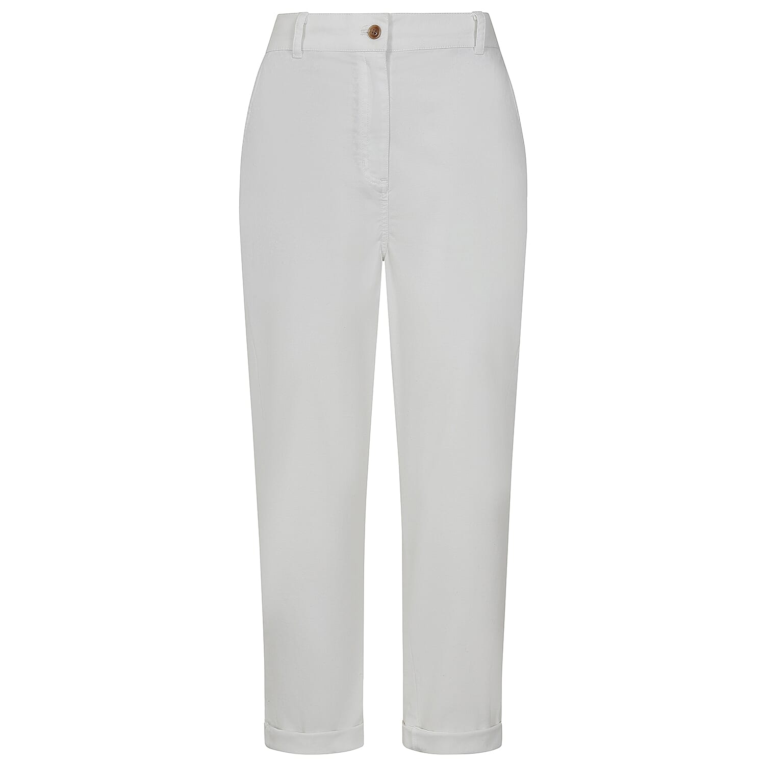 Emreco Cotton Elastic Back Turn Up Chino