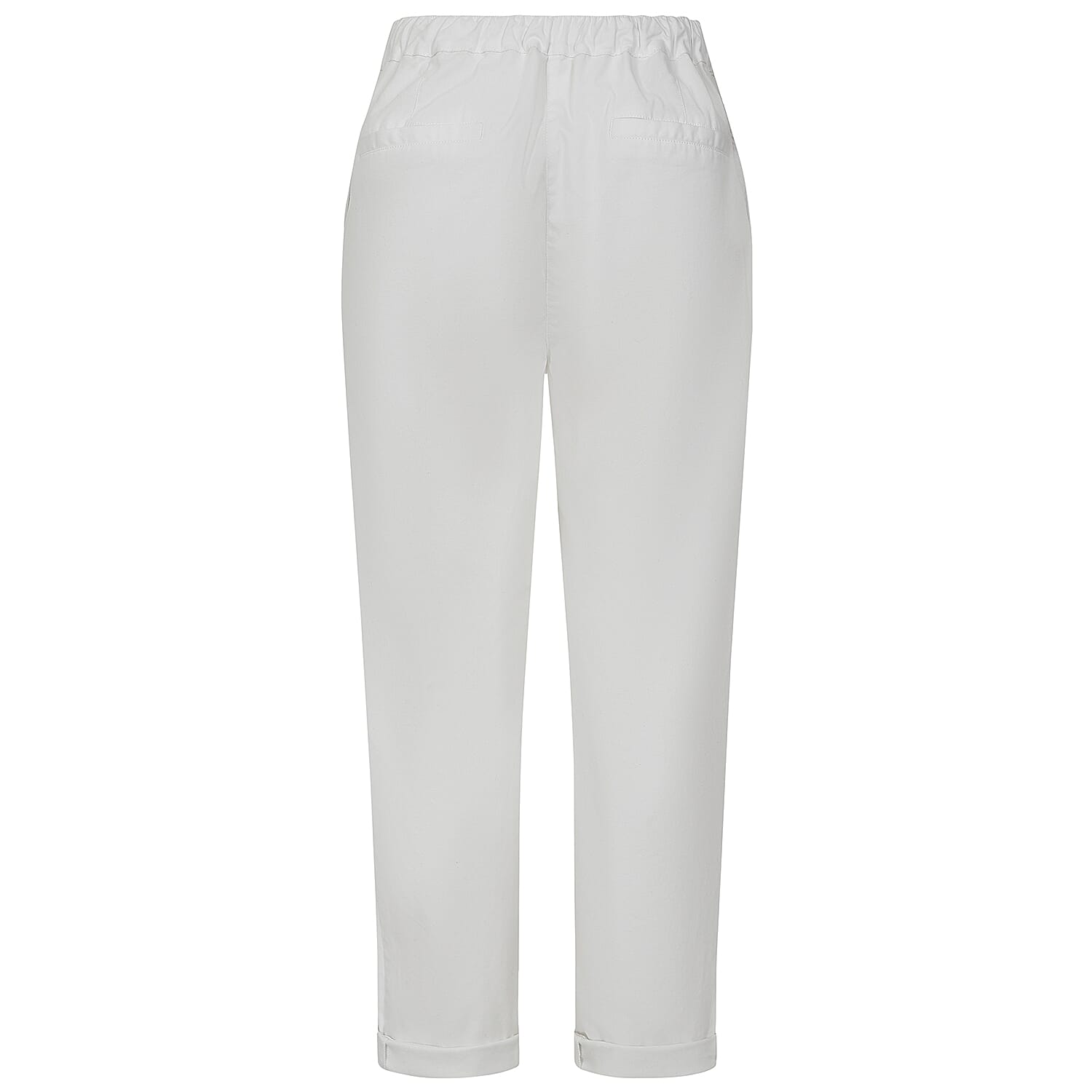 Emreco Cotton Elastic Back Turn Up Chino