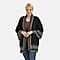 Tamsy Bohemian Style Woven Womens Cardigan - Blue