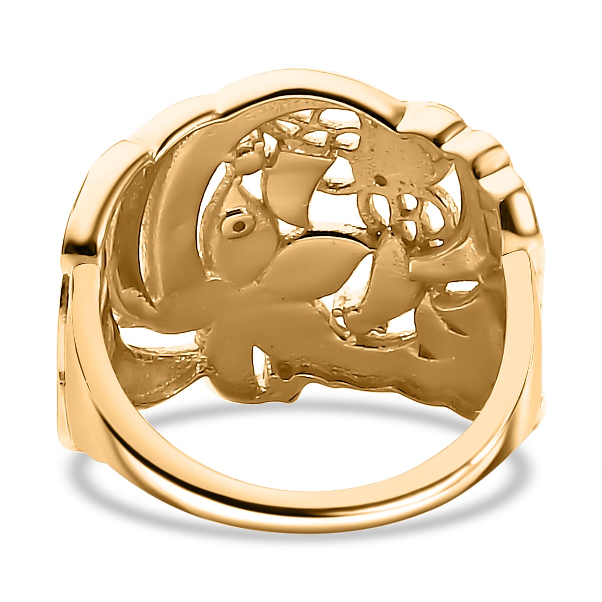 Designer Inspired- Natural Diamond Leaf Ring