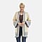 Tamsy Bohemian Style Woven Womens Cardigan - Blue