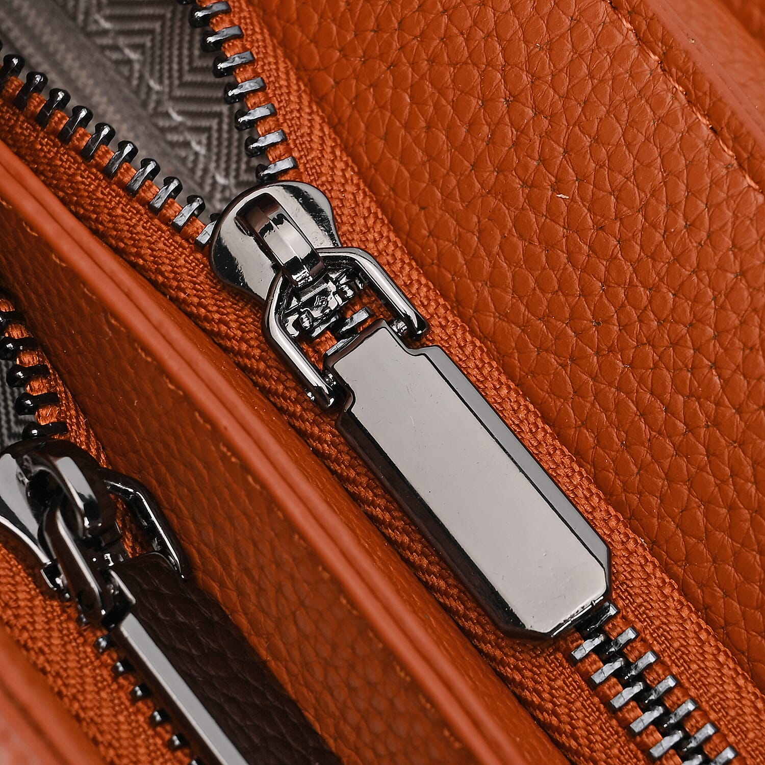 Genuine Leather Crossbody Bag (Size 25x11x22 cm) - Tan