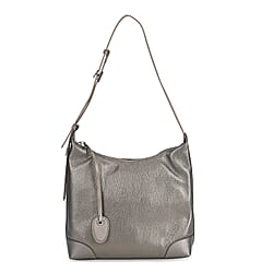 Leather Solid Crossbody Bag (Size 29x8x30 cm) - Off White